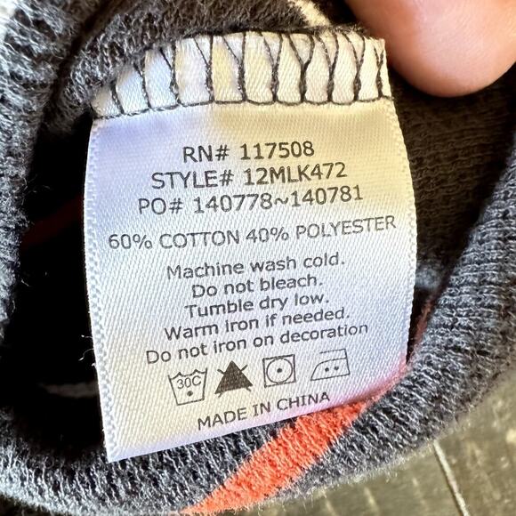 Junk Food Linn Long Sleeve Striped Thermal Henley T-Shirt Color Black Size XL - Picture 3 of 7